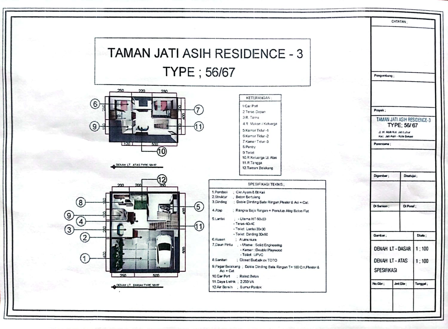 taman jatiasih residence - 1