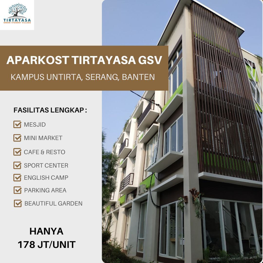 tirtayasa green student village - 3